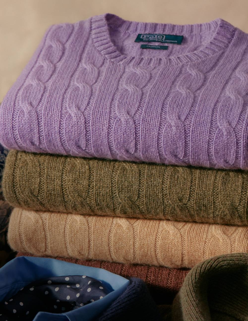 Folded sweaters