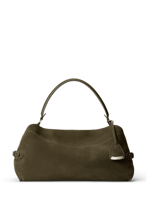 The Ralph Calf Suede Shoulder Bag