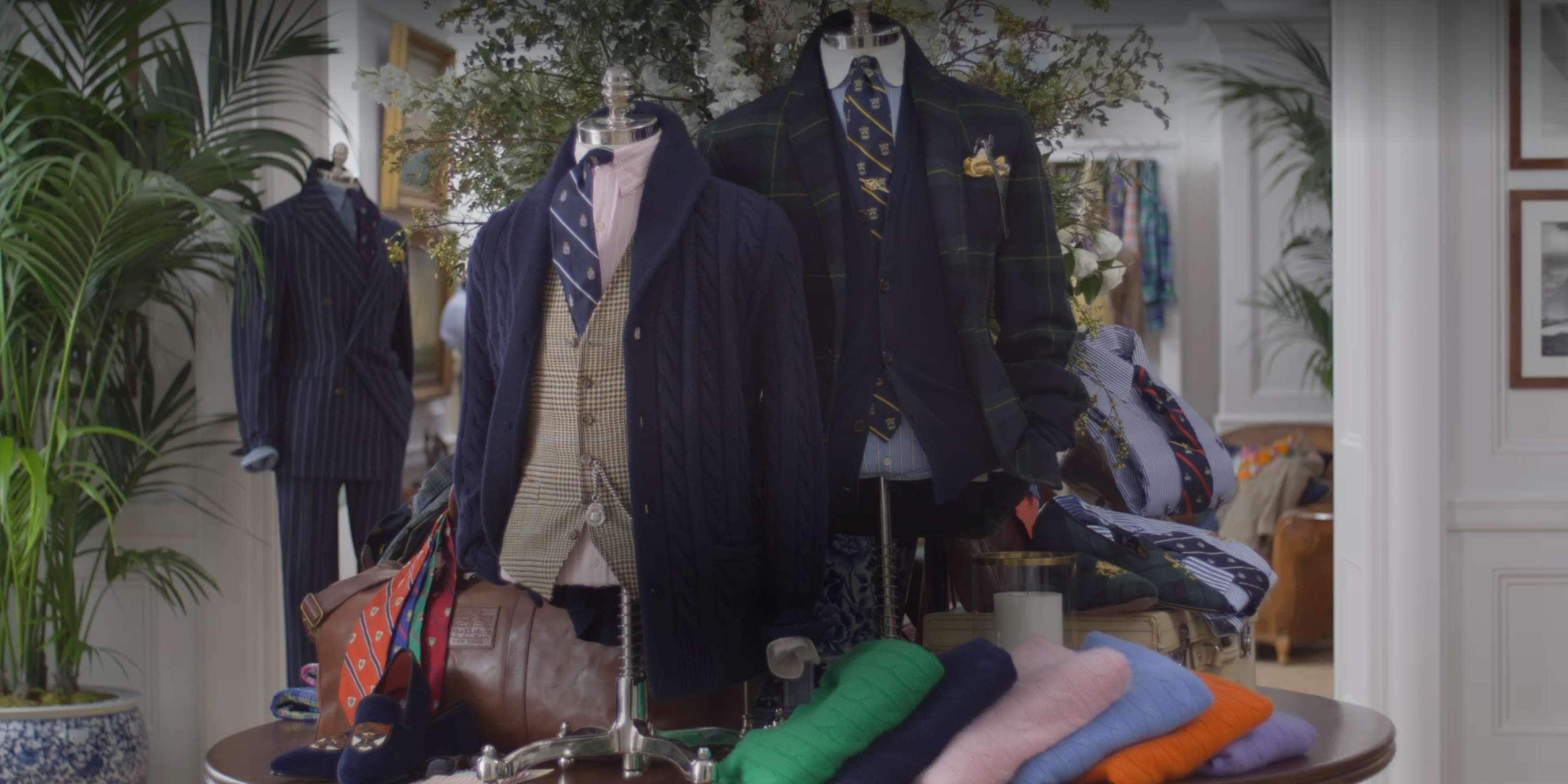 Video of Polo Ralph&nbsp;Lauren men’s shirting.