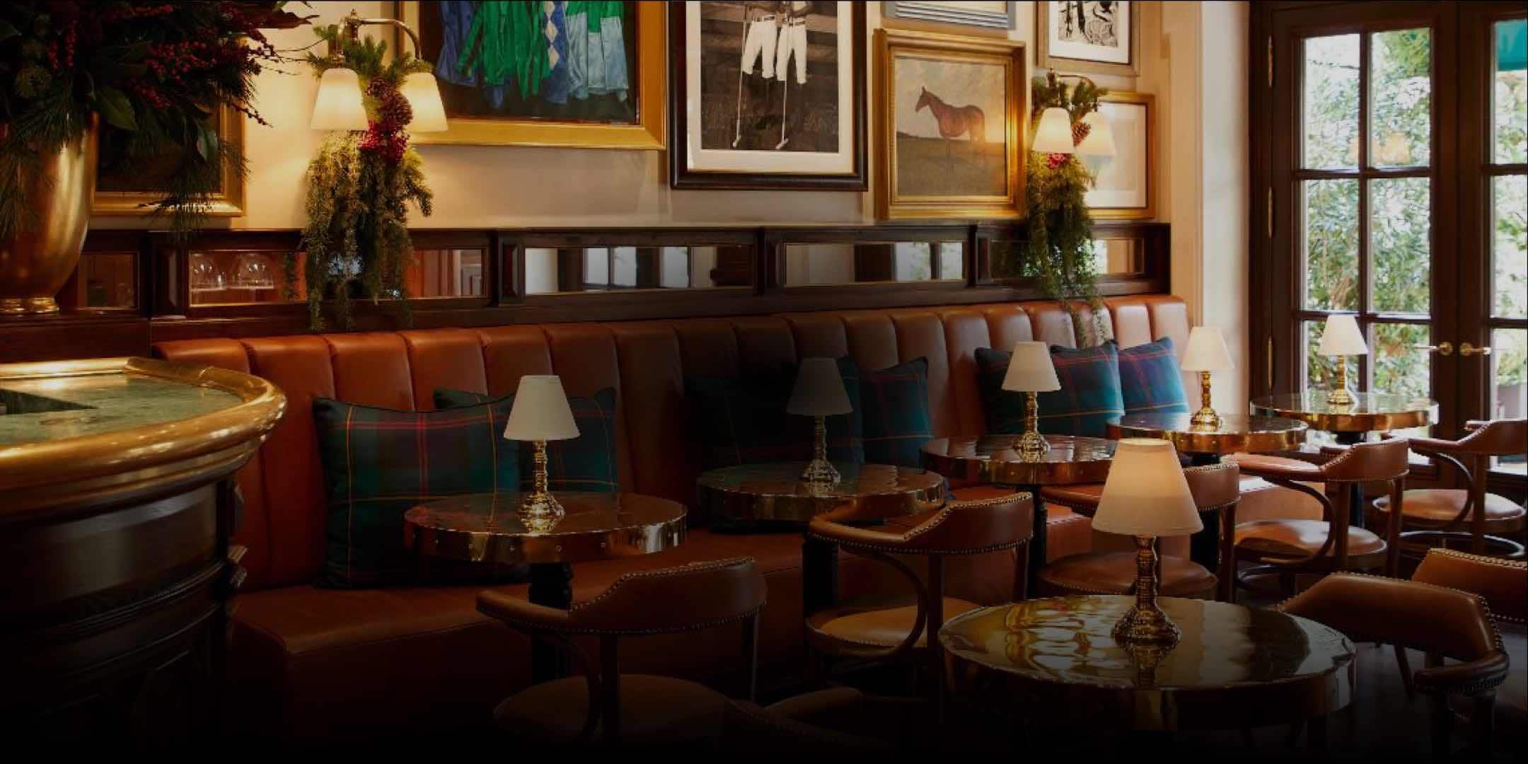 The Bar at Ralph Lauren in Milan